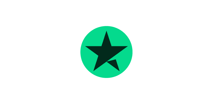 A Green Circle with the Dark Green Trustpilot star in the centre